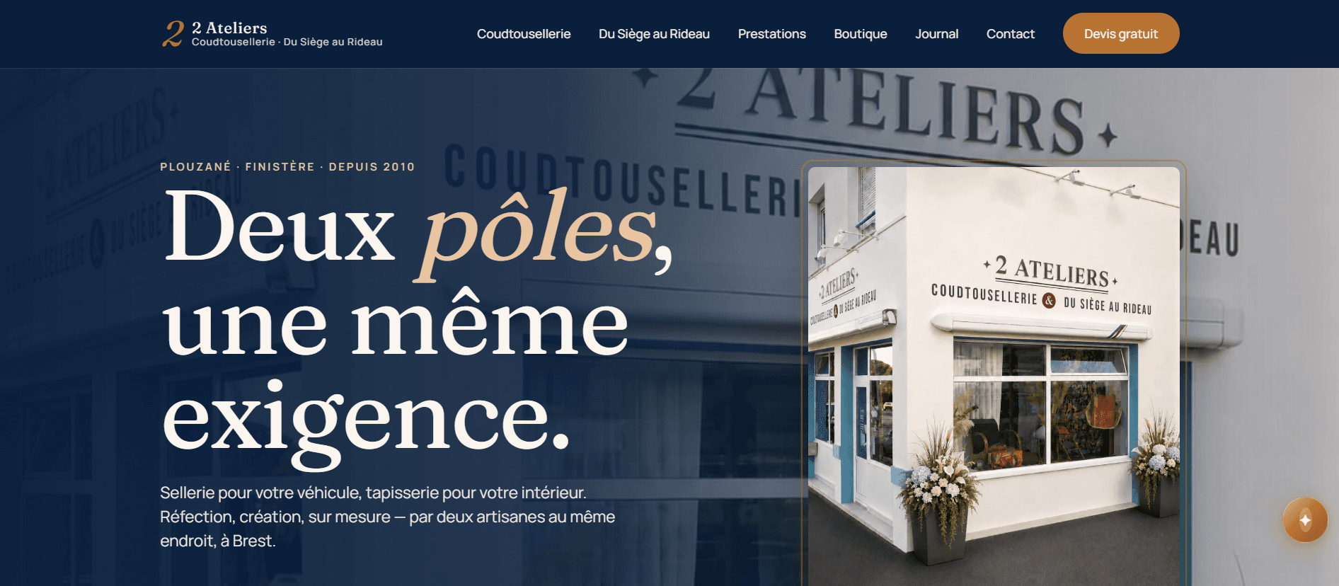 Coudtousellerie · Du Siège au Rideau — Deux artisanes, un atelier — sellerie véhicule et tapisserie d'intérieur